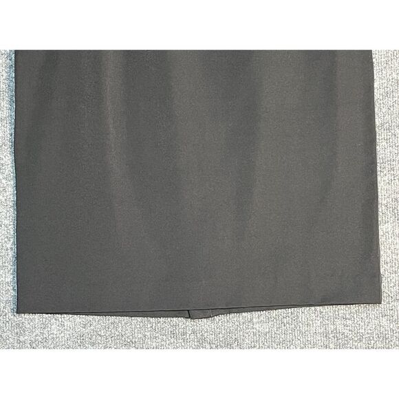 Isaac Mizrahi Target Midi Pencil Skirt Zip Slit High Waisted Black Womens Size 8 - Picture 2 of 12